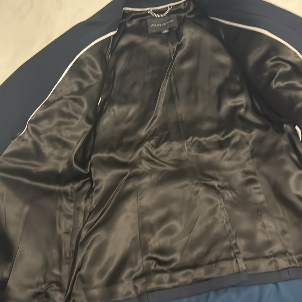 Banana Republic Tailored Navy Peacoat Sz M - Picture 5 of 6